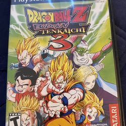 Dragon Ball Z Takaichi  3 Case Manual Only Ps2