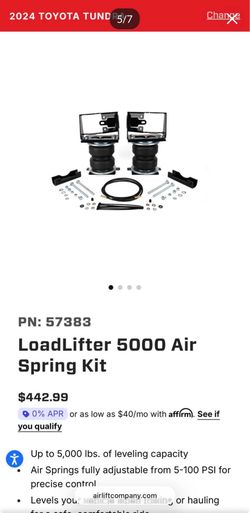 2022-2027 Toyota Tundra Airlift System