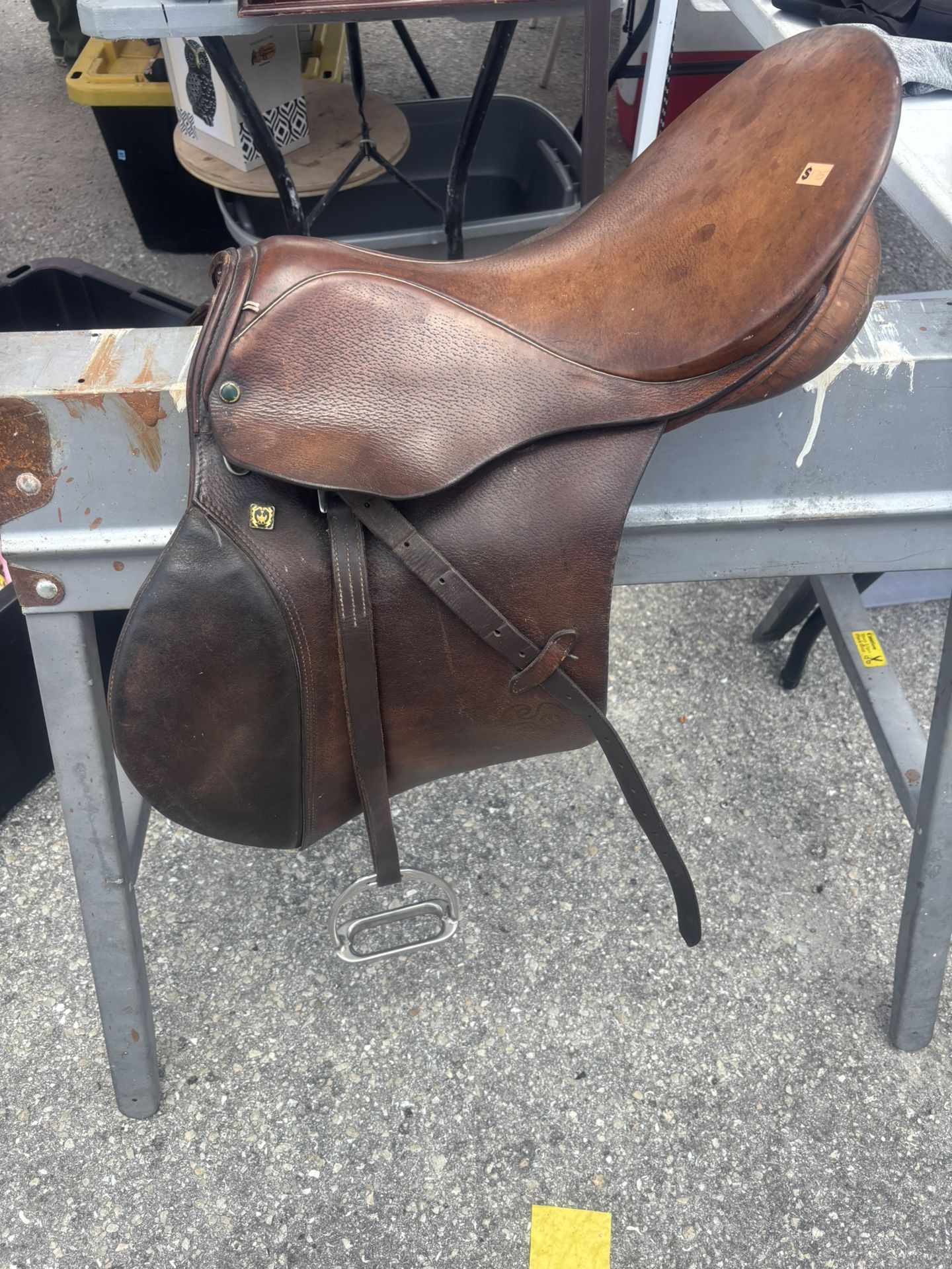 NEED GONE  ... British English Saddle.  