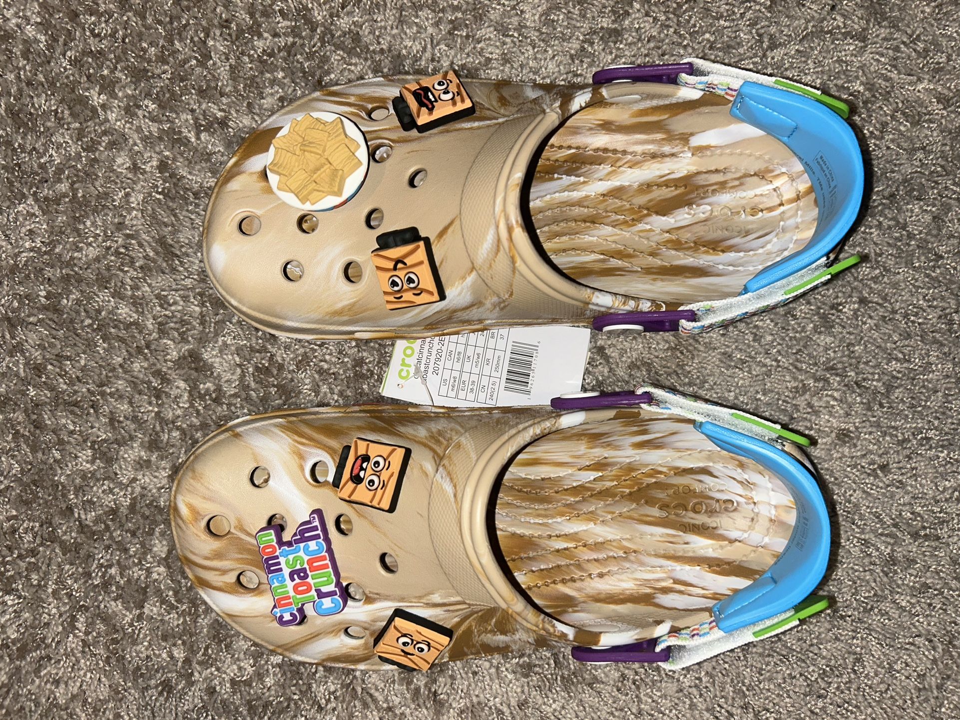 Limited Edition Cinnamon Toast Crunch Crocs