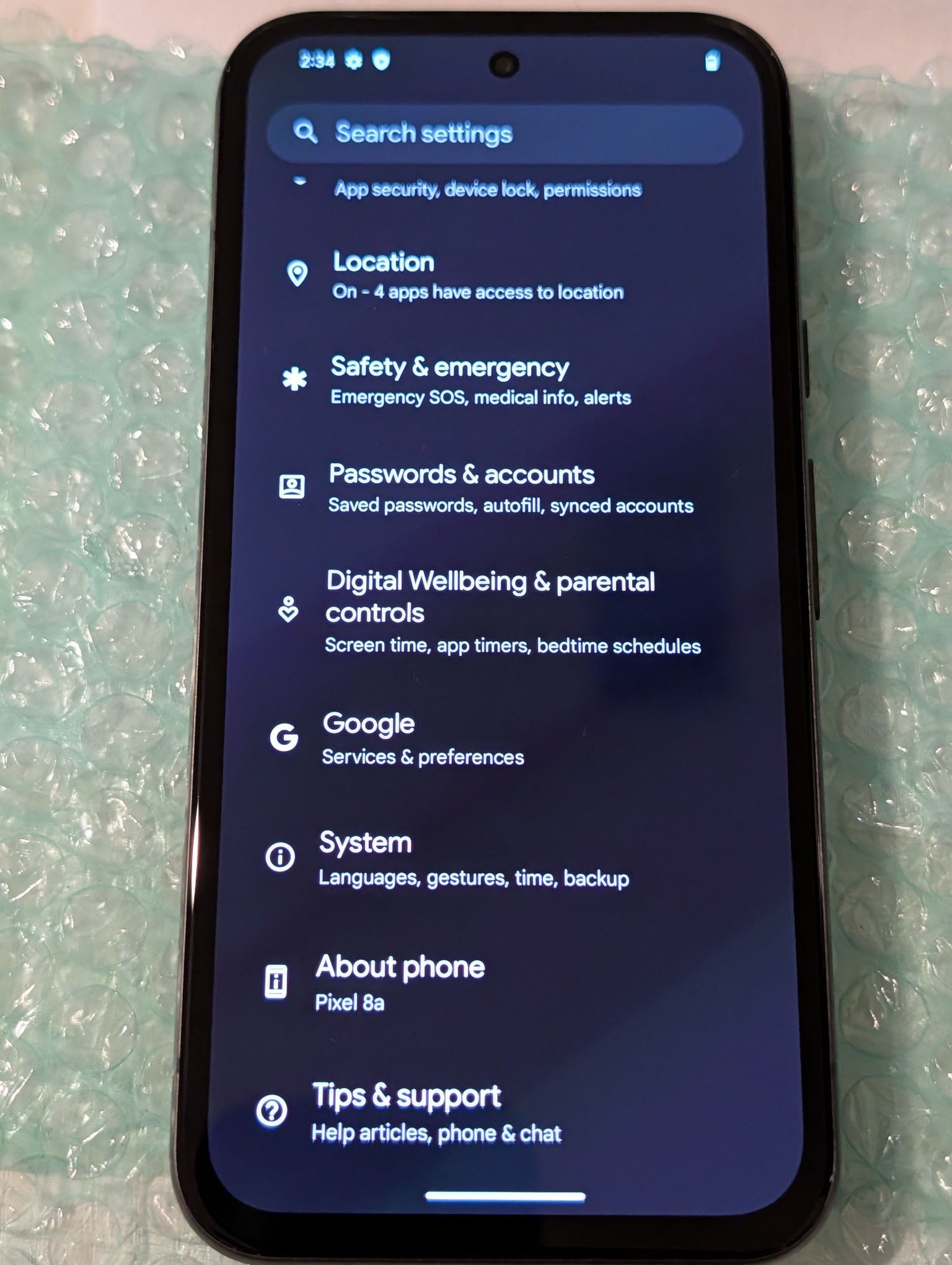 Google Pixel 8a - 128GB Unlocked