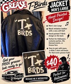 Halloween  T-Birds Jacket