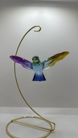 Hummingbird Multi Colored With Stand