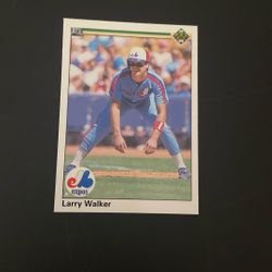 90 Upper Deck Larry Walker RC  #466