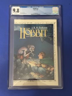 Hobbit #2 CGC 9.8 1st Print 1st Appearance Bilbo Frodo Baggins LOTR COMIC 1989