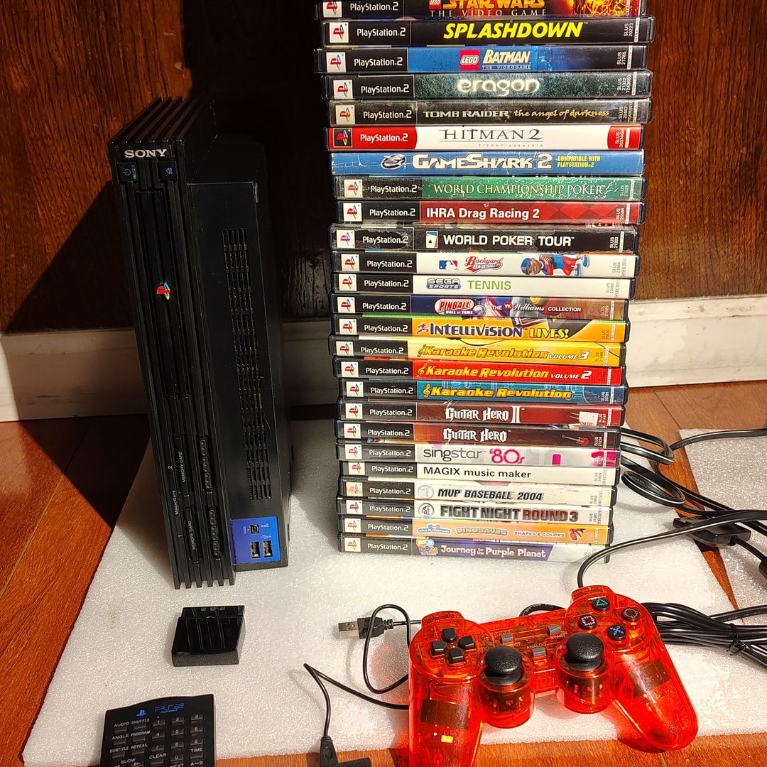 Fully service PS2 34 games bundle only