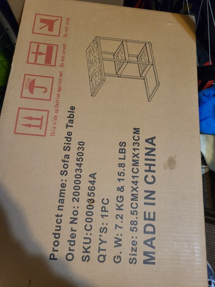 Sofa Side Table, NEW in box