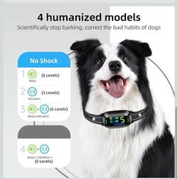 Smart Anti-Bark Dog Collar – Rechargeable – Brand New in box