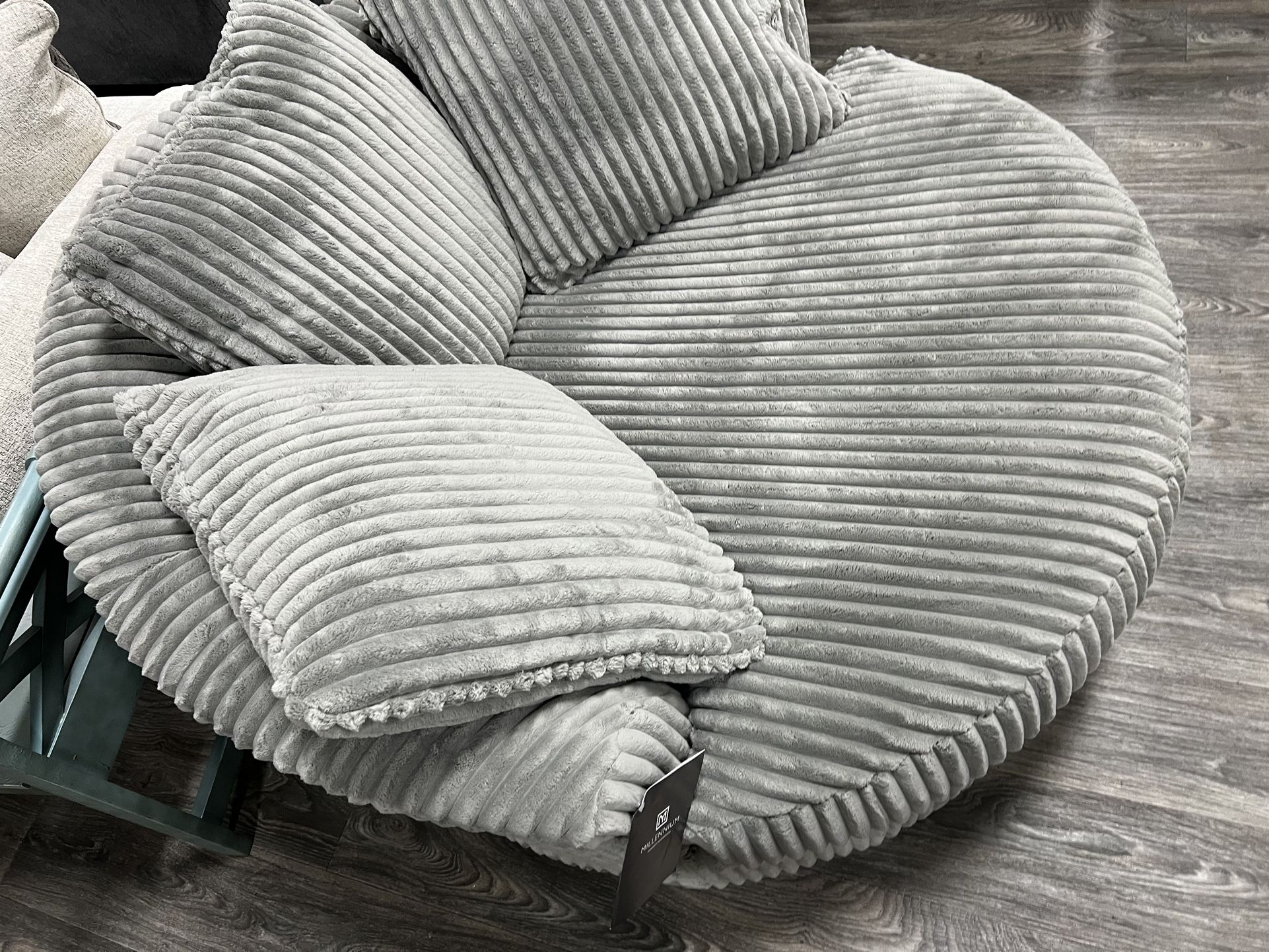 Oversized Swivel Chair