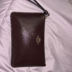 Coach wrist purse 