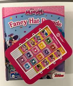 8 Minnie Mouse books and Me Reader (electronic reader)
