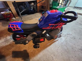 Spider man motorized bike clearance