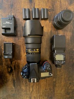 Nikon D810 with Lenses and batteries