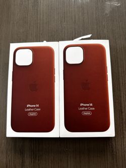 iPhone 14 Leather MagSafe Case