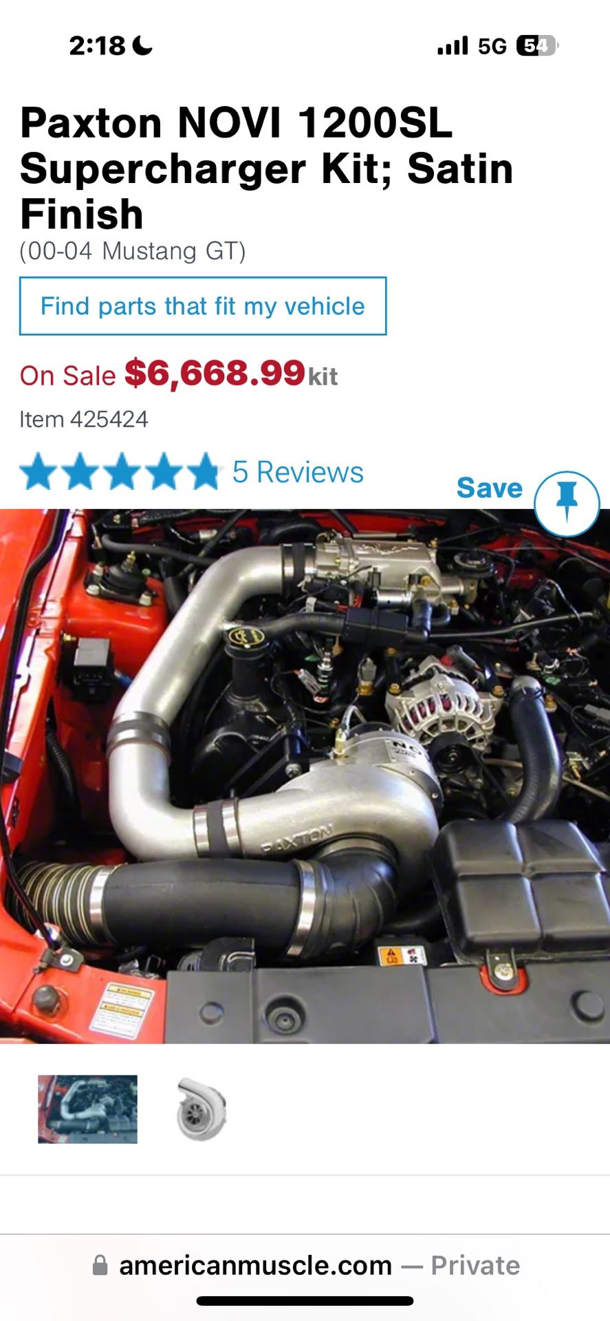 paxton supercharger woth intercooler