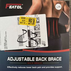 ADJUSTABLE BACK BRACE( New)