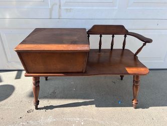 Rare Vintage Westinghouse Kiddie Phono Desk / Bench Cabinet
