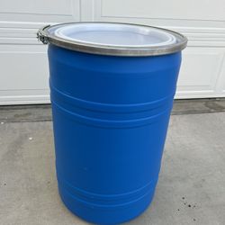 Open Top Barrel Drum Container 30 Gallons Grief