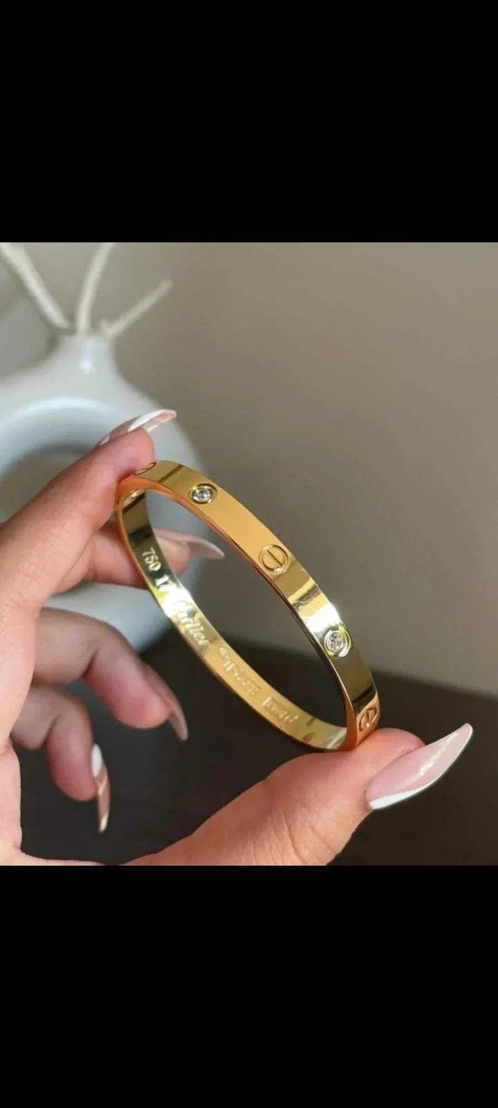 Love Bracelet Gold Bracelet Both For Men