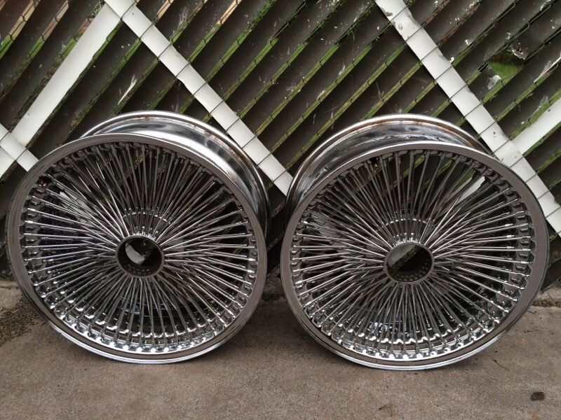 20" inch FWD Rims 150 spokes wire wheels
