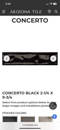 Black subway Tile