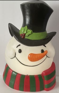 Large Snowman Greeter Blow Mold