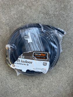 50 ft. 8/2 Black Stranded CerroMax SLiPWire CU NM-B with G Wire