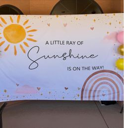 baby shower decor - ray of sunshine
