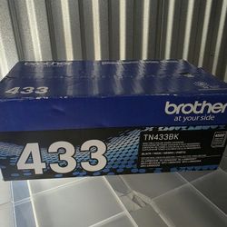 Brother TN433 Black High Yield Toner Cartridge (TN433BK)