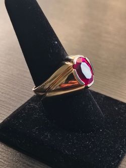 14K REAL RUBY RING 🥶