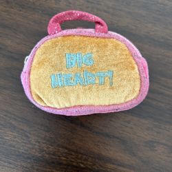 AURORA Big Heart, Mini Pink Coin Purse Gently Used
