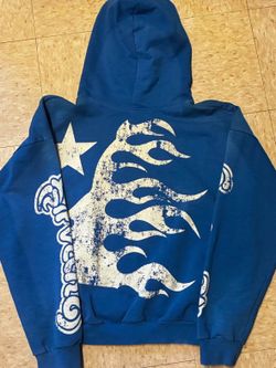 Hellstar blue yoga hoodie