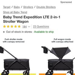 2in 1 Expedition Wagon