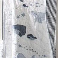 Pottery Barn Crib Sheet And Quilt 