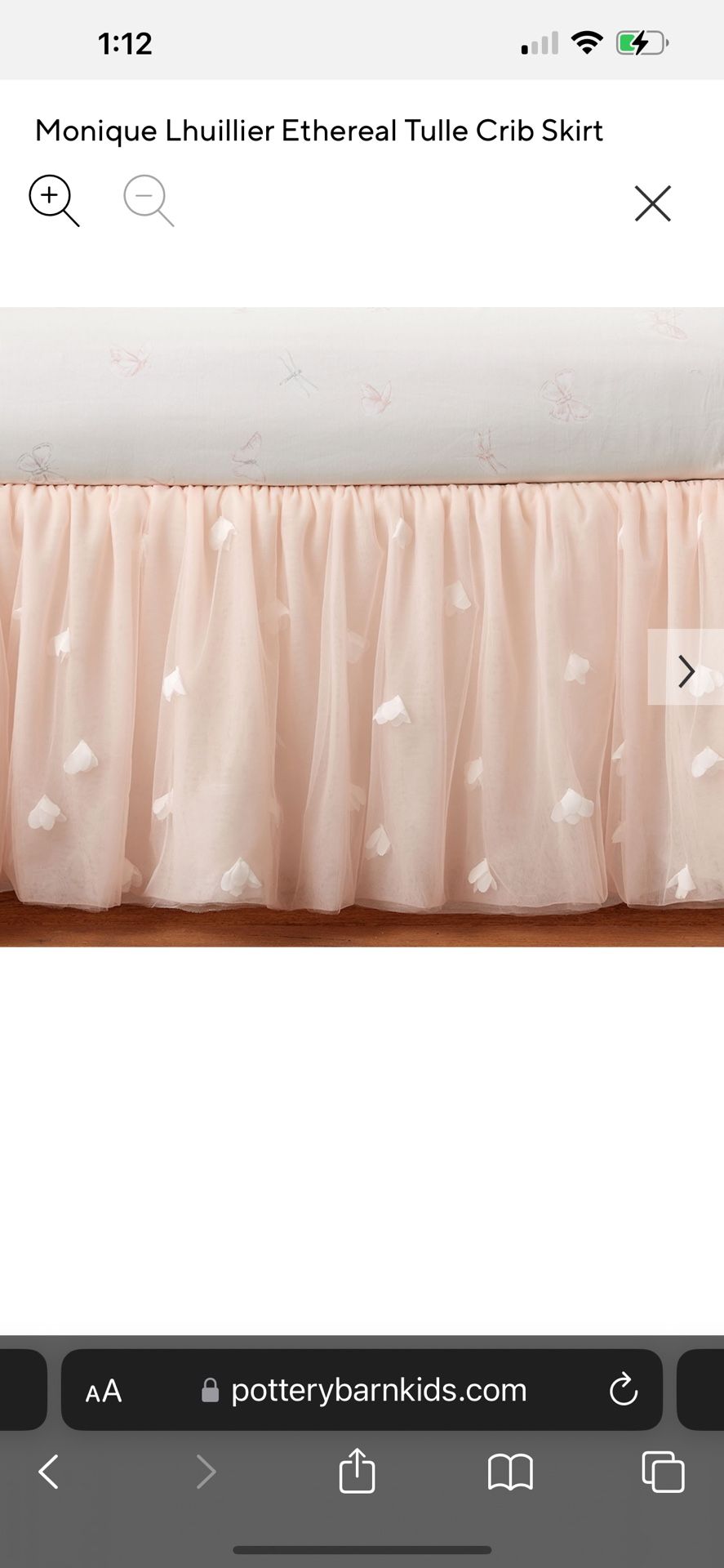 Pottery Barn Skirt Used But Like New