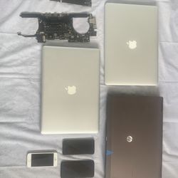 MacBook lot sale *iphones, MacBooks, Pc, logic boards / Parts&Repair