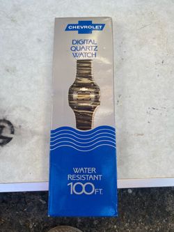 Vintage RJ Roberts Chevrolet Chevy Digital watch Hong Kong