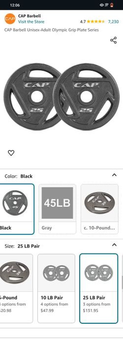 Cap Barbell Weight 25lbs Set Of 2 For 100$
