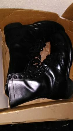 Combat Boots Leather Double H size 9