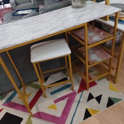 Desk With Matching Shelves 