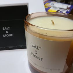 SALT & STONE 8.5OZ SCENTED CANDLE. Read Description