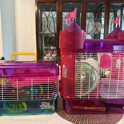 2 Tiny Tales hamster enclosures 