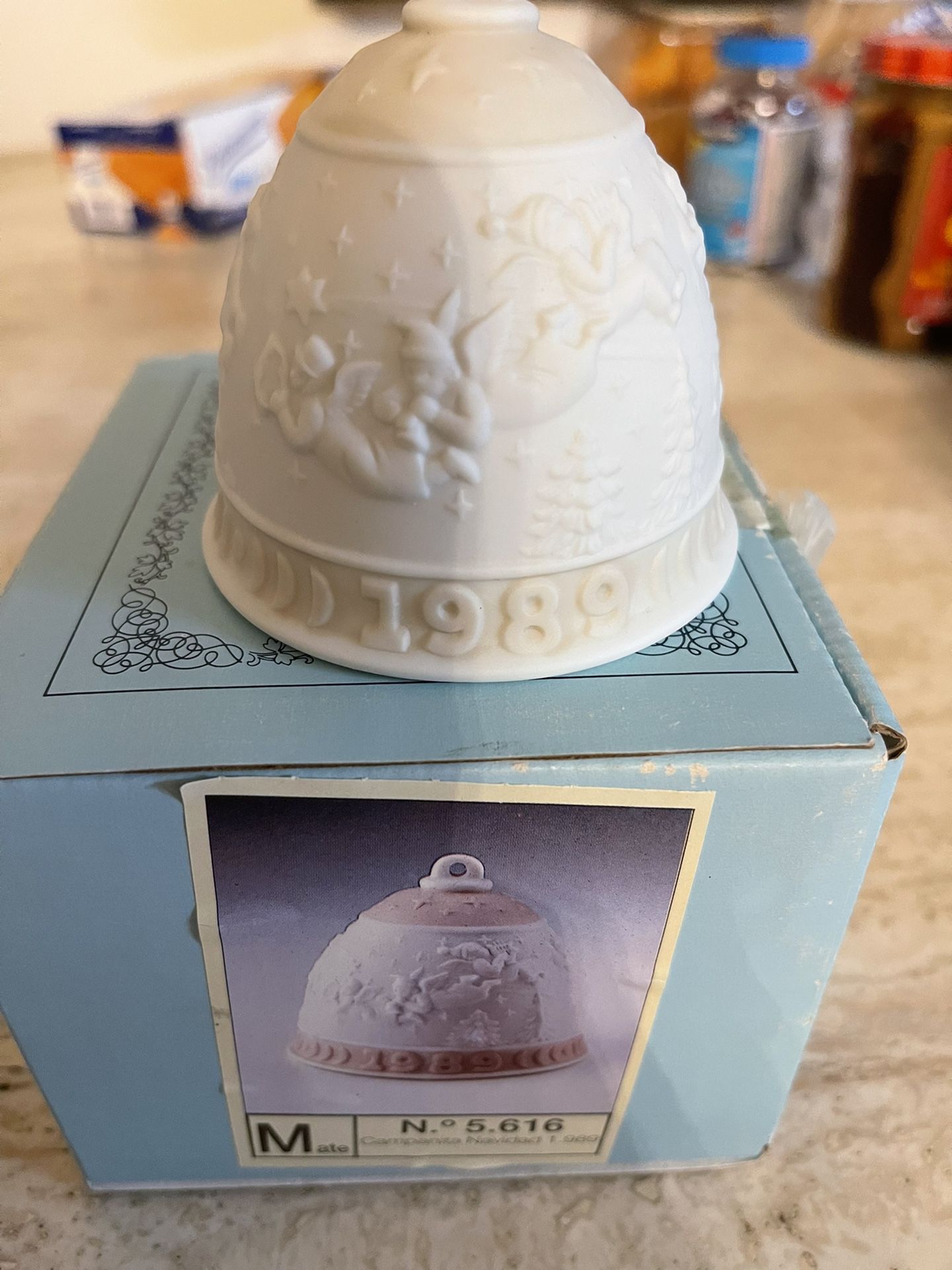 Lladro Christmas Bell 1989 Porcelain Figurine 5616- NEW IN BOX