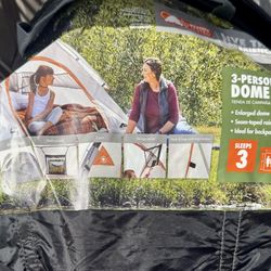 Ozark Trail 3-Person Dome Tent - Ideal for Camping