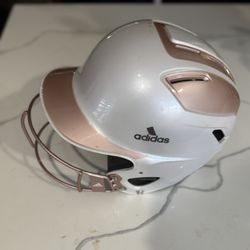 Adidas Rose Gold Batting Helmet 