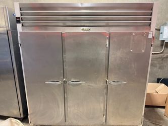 3 door commercial fridge