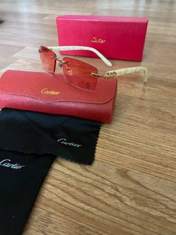 C white buff red sunglassesss  (ON SALE)