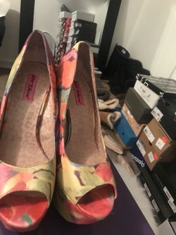 Betsey Johnson Colorful Summer Heels