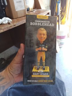 Bart Starr Green Bay Packers Commemorative Bobblehead 2026
