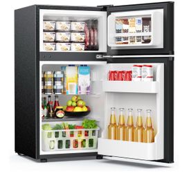 EUHOMY Mini Fridge with Freezer, 3.2 Cu.Ft